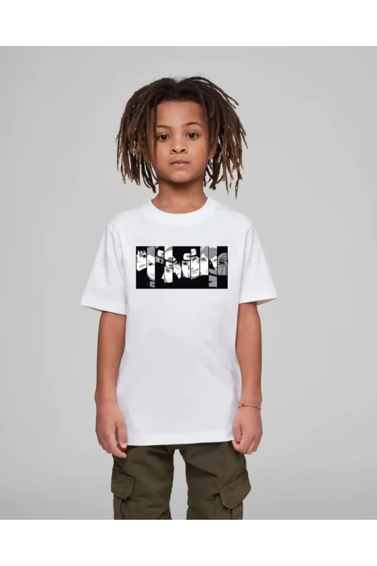 Çocuk Unisex Baskılı T-Shirt - Beyaz