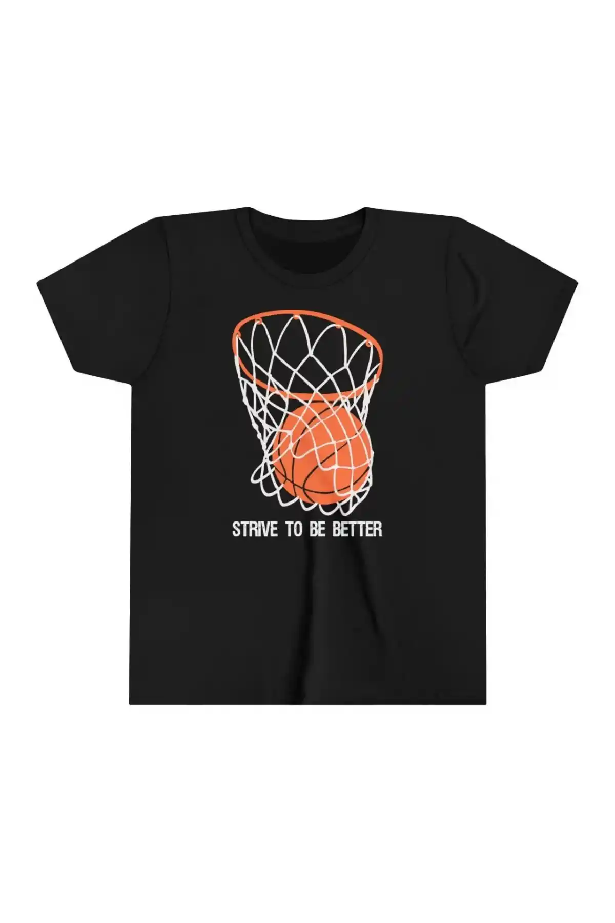 Çocuk Unisex Baskılı T-Shirt - Siyah