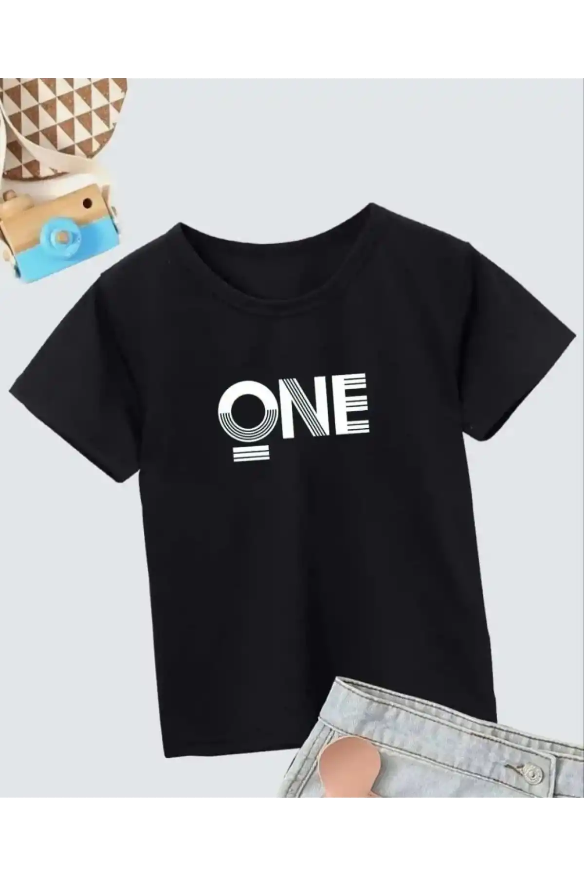 Erkek Çocuk Baskılı T-Shirt - Siyah