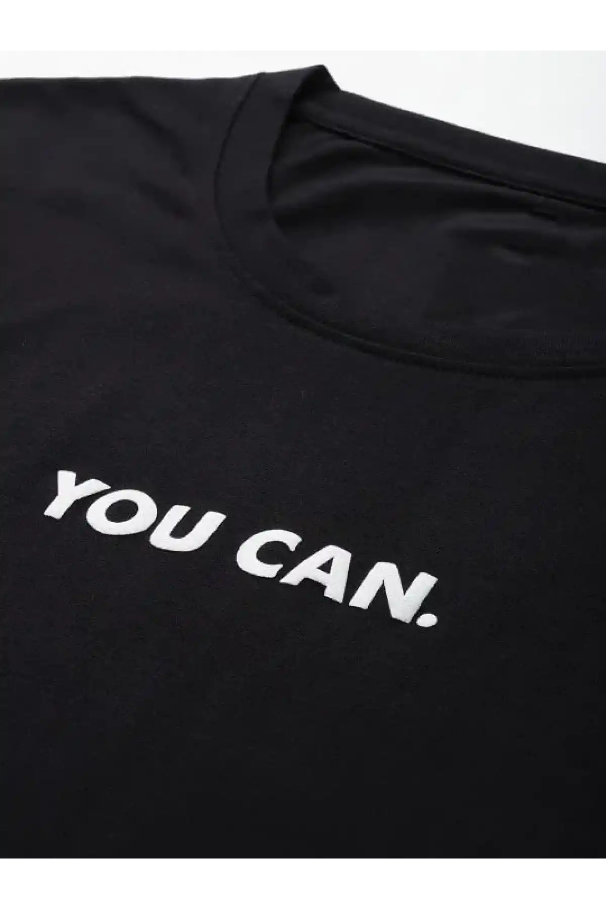 Kadın Baskılı Oversize T-shirt - Siyah