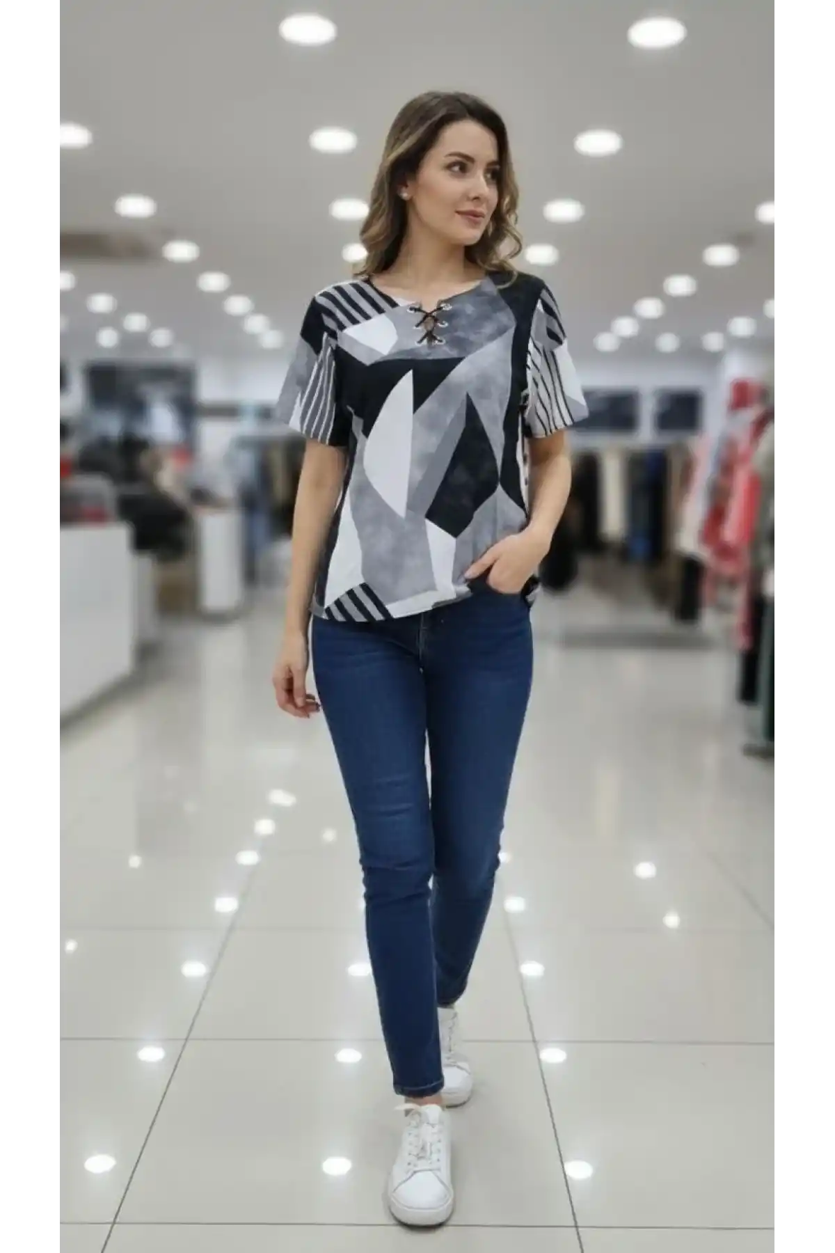 Erkek Pike Kumaş Düğmeli Yaka Battal Büyük Beden Günlük Kısa kol Tişört T-shirt - Kırmızı