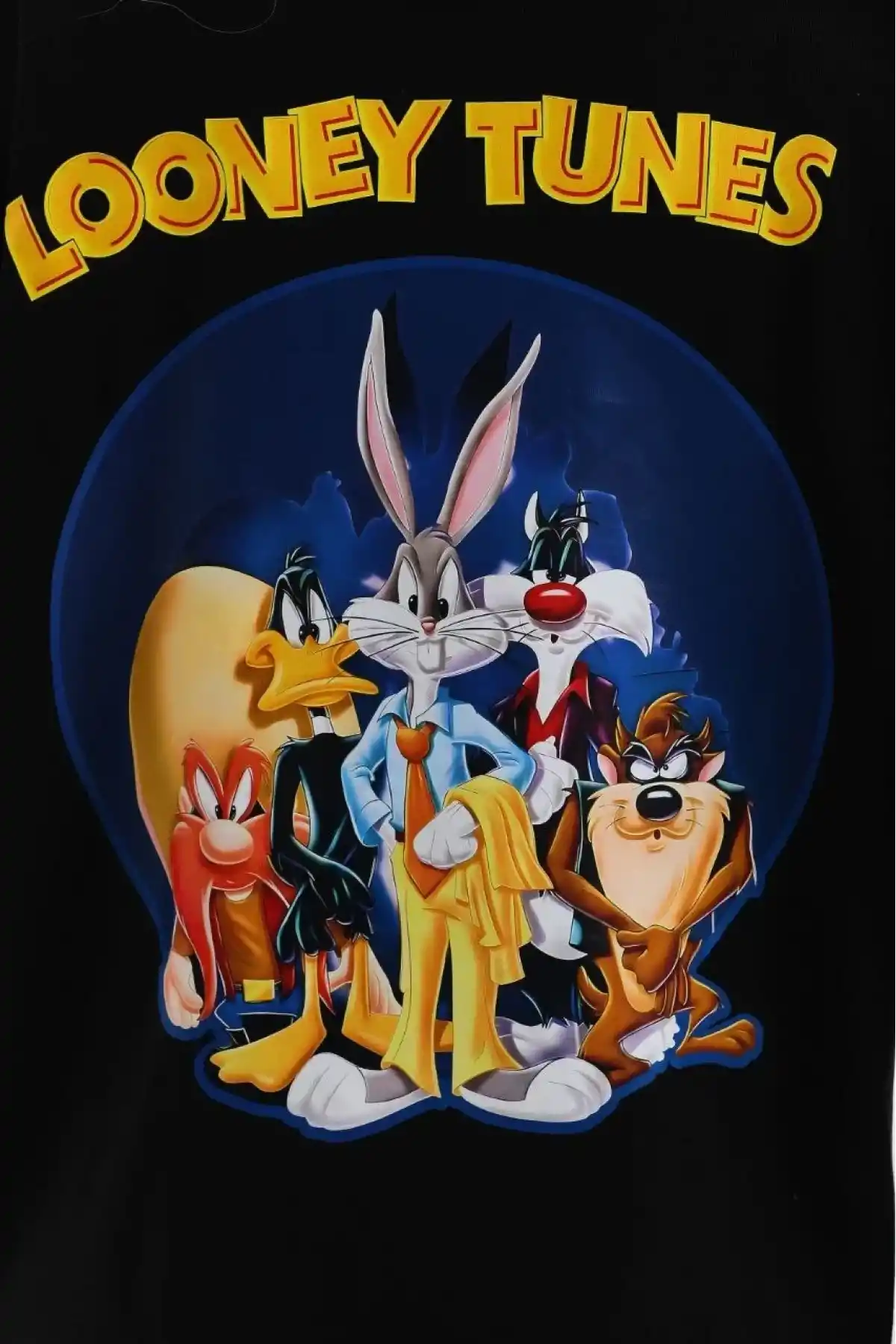 Kadın  Baskılı Oversize T-Shirt - Siyah