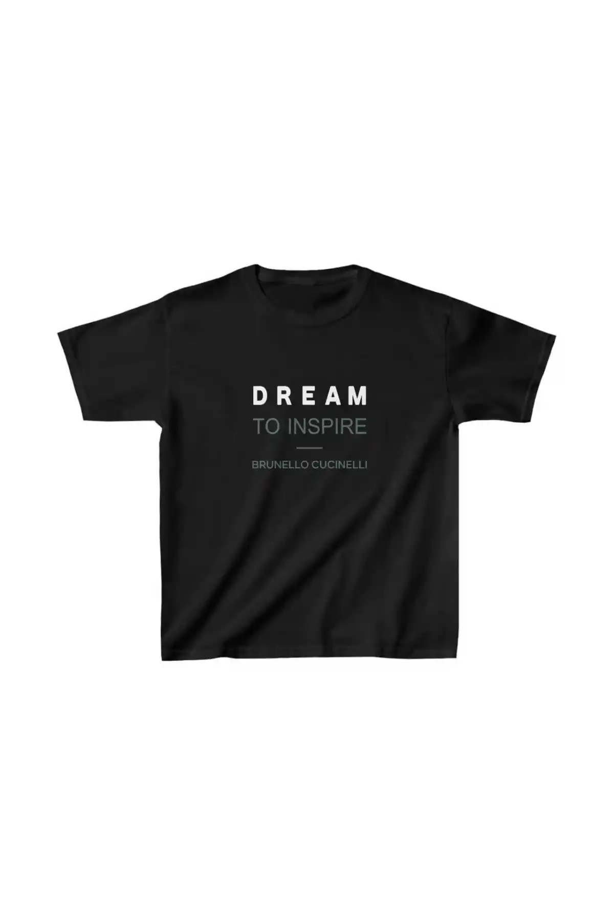 Unisex Çocuk Baskılı T-Shirt - Siyah