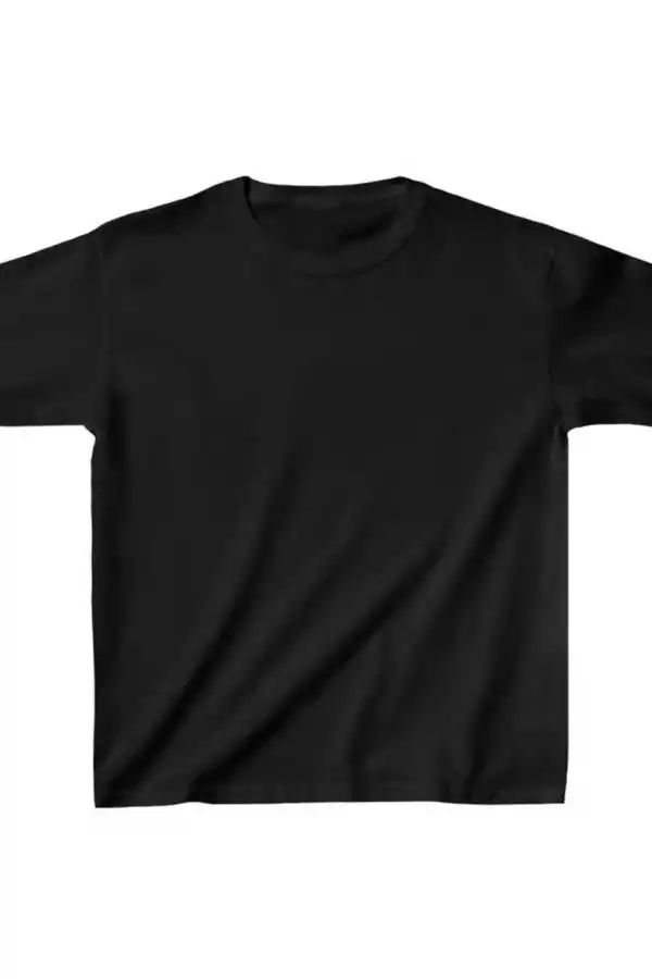 Çocuk Unisex Basic T-Shirt - Siyah