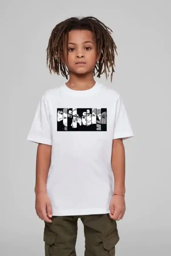 Çocuk Unisex Baskılı T-Shirt - Beyaz