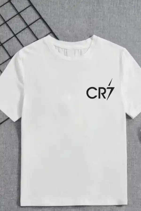 Erkek Çocuk Baskılı T-Shirt - Beyaz
