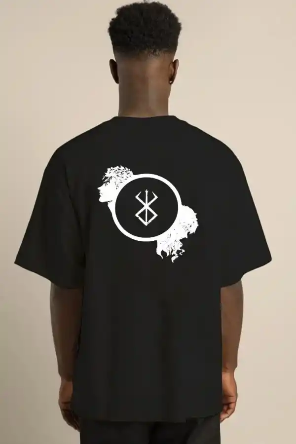 Erkek Baskılı T-Shirt Kısa Kol Bisiklet Yaka Regular Fit Rahat Kalıp Günlük Tişört - Siyah
