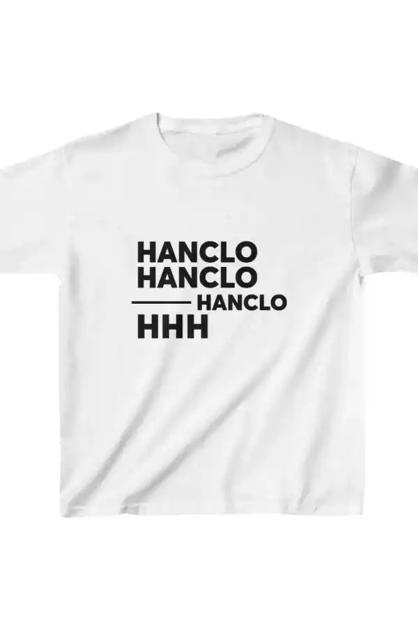 Unisex Çocuk Baskılı T-Shirt - Beyaz