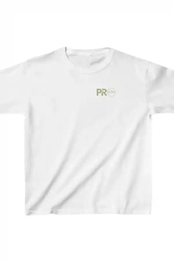 Unisex Çocuk Baskılı T-Shirt - Beyaz