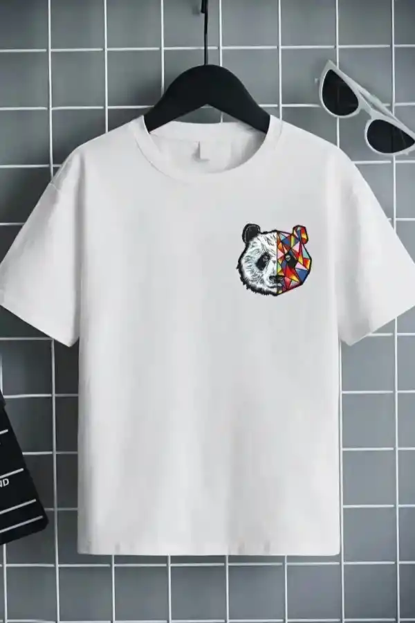 Unisex Çocuk Baskılı T-Shirt - Beyaz