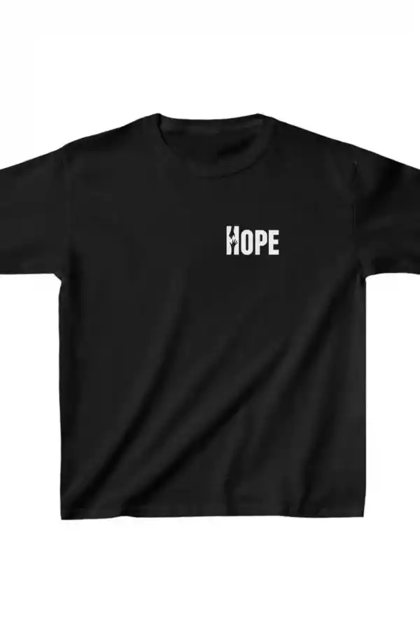 Unisex Çocuk Baskılı T-Shirt - Siyah