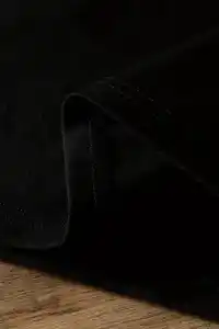 Kadın Tişört Ayı Baskılı Bisiklet Yaka Yazlık Kısa Kol T-shirt - Siyah