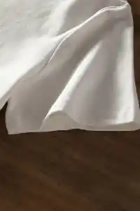 Kadın Kısa Kol Yazlık Tişört Bisiklet Yaka hi Baskılı T-Shirt - Beyaz
