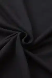Kadın Tişört Shut Up Baskılı Kısa Kol Bisiklet Yaka T-Shirt - Siyah