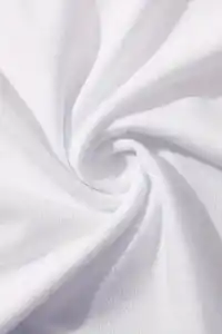 Kadın Kahve Desen Baskılı Tişört Kısa Kol Bisiklet Yaka Oversize T-Shirt - Beyaz
