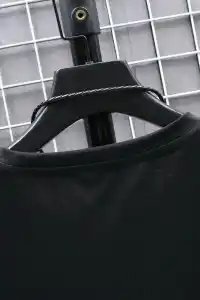 Erkek Tişört FUTRE Baskılı Kısa Kol Bisiklet Yaka T-shirt - Siyah