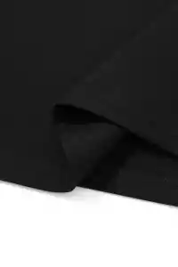 Erkek Sarj %1 Baskılı T-Shirt Kısa Kol Bisiklet Yaka Regular Fit Tişört - - Siyah