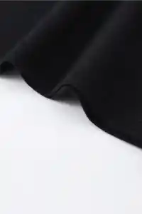 Erkek Baskılı T-Shirt Kısa Kol Bisiklet Yaka Regular Fit Rahat Kalıp Tişört - Siyah