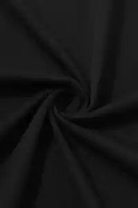 Erkek Kısa Kol Yazlık Tişört Bisiklet Yaka Baskılı Oversize T-Shirt - Siyah