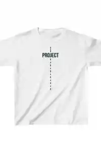 Çocuk Unisex Baskılı T-Shirt - Beyaz
