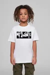 Çocuk Unisex Baskılı T-Shirt - Beyaz