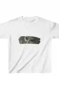 Çocuk Unisex Baskılı T-Shirt - Beyaz
