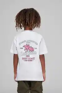 Çocuk Unisex Baskılı T-Shirt - Beyaz