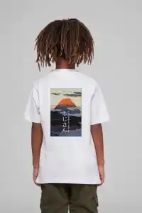Çocuk Unisex Baskılı T-Shirt - Beyaz