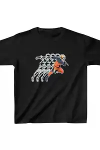 Çocuk Unisex Baskılı T-Shirt - Siyah