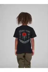 Çocuk Unisex Baskılı T-Shirt - Siyah