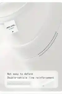Kadın Kısa Kol Yazlık Tişört Bisiklet Yaka Baskılı Oversize T-Shirt - Beyaz