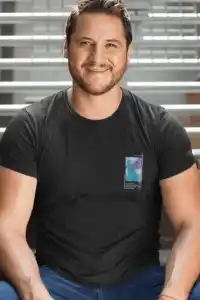 Erkek Tişort  Bisiklet Yaka Baskılı Kısa kol T-Shirt - Siyah