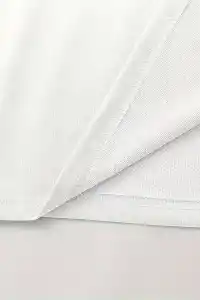 Erkek LB Baskılı Tişört Bisiklet Yaka Kısa Kol T-shirt - Beyaz