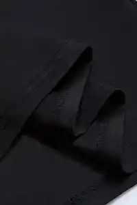 Erkek Baskılı T-Shirt Kısa Kol Bisiklet Yaka Regular Fit Yazlık Tişört - Siyah