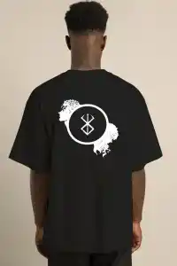 Erkek Baskılı T-Shirt Kısa Kol Bisiklet Yaka Regular Fit Rahat Kalıp Günlük Tişört - Siyah