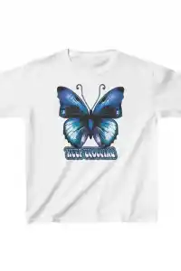Unisex Çocuk Baskılı T-Shirt - Beyaz
