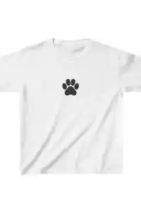 Unisex Çocuk Baskılı T-Shirt - Beyaz