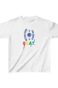 Unisex Çocuk Baskılı T-Shirt - Beyaz