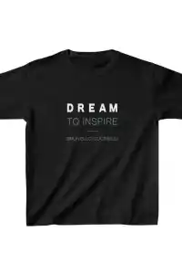 Unisex Çocuk Baskılı T-Shirt - Siyah