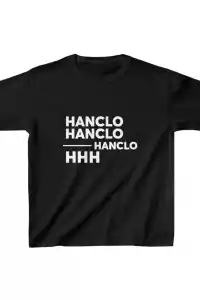 Unisex Çocuk Baskılı T-Shirt - Siyah