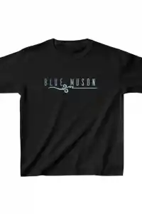Unisex Çocuk Baskılı T-Shirt - Siyah