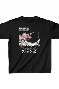 Unisex Çocuk Baskılı - Siyah