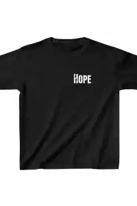 Unisex Çocuk Baskılı T-Shirt - Siyah