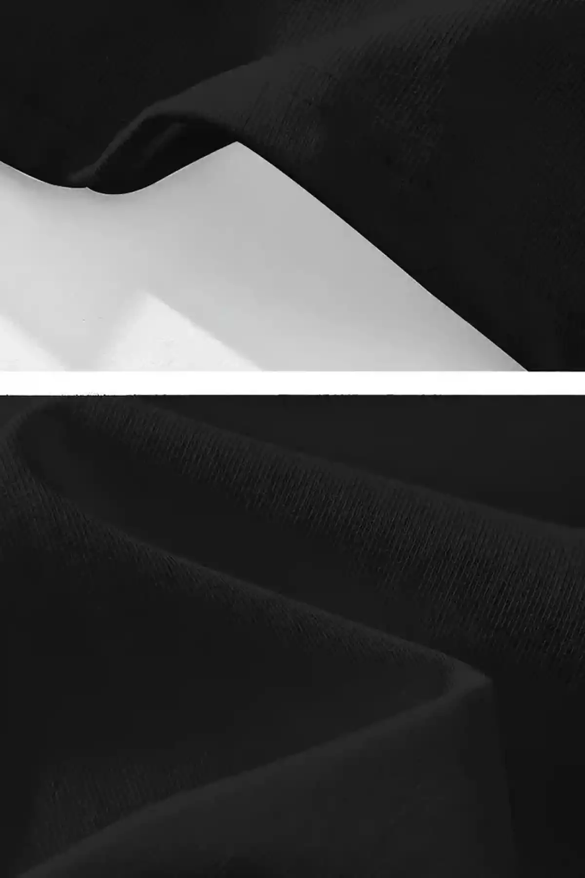 Erkek Penye Compack Gözlüklü Ayı Bisiklet Yaka Erkek T-shirt - Siyah