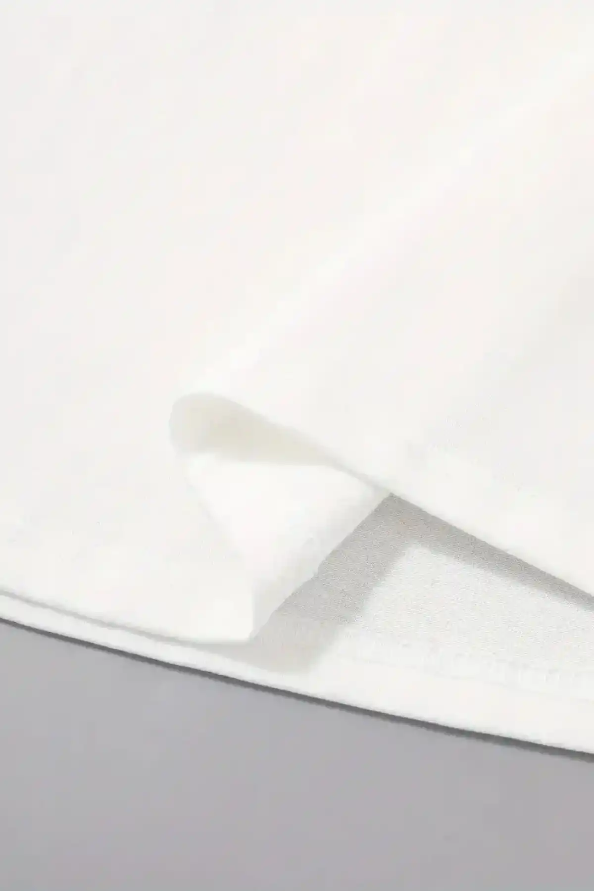 Kadın Penye Compack Uçak Baskılı Oversize Bisiklet Yaka Kısa Kol - Beyaz