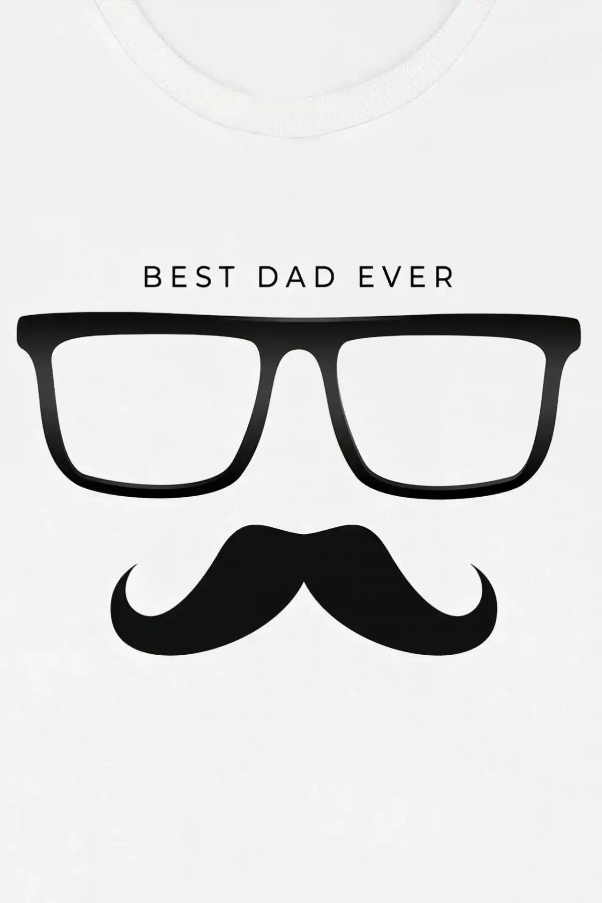 Babalar Günü Baskılı T-shirt - Beyaz