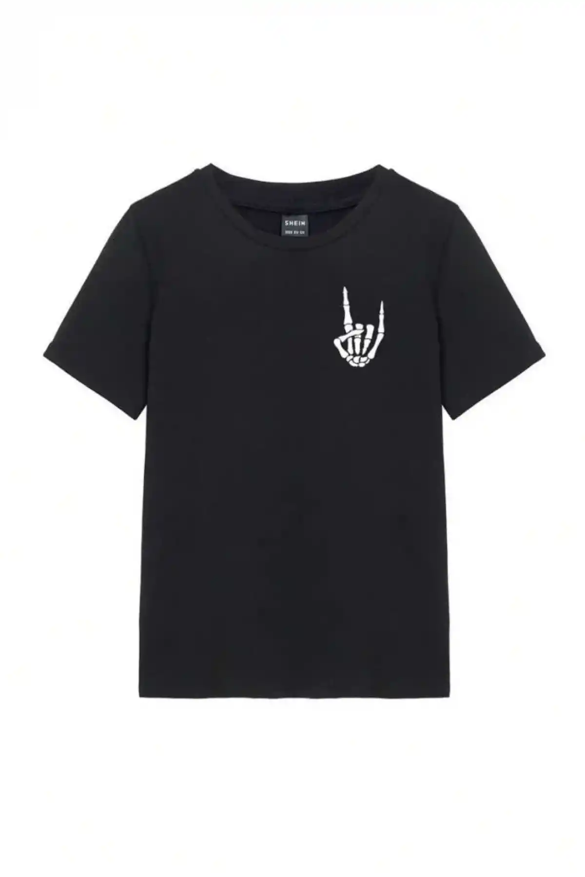 Baskılı Kadın T-shirt - Siyah