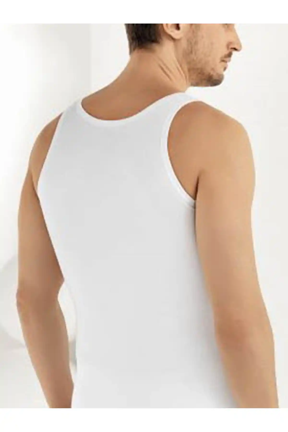 Beyaz Penye 6lı Erkek Atlet-SİSMEN02