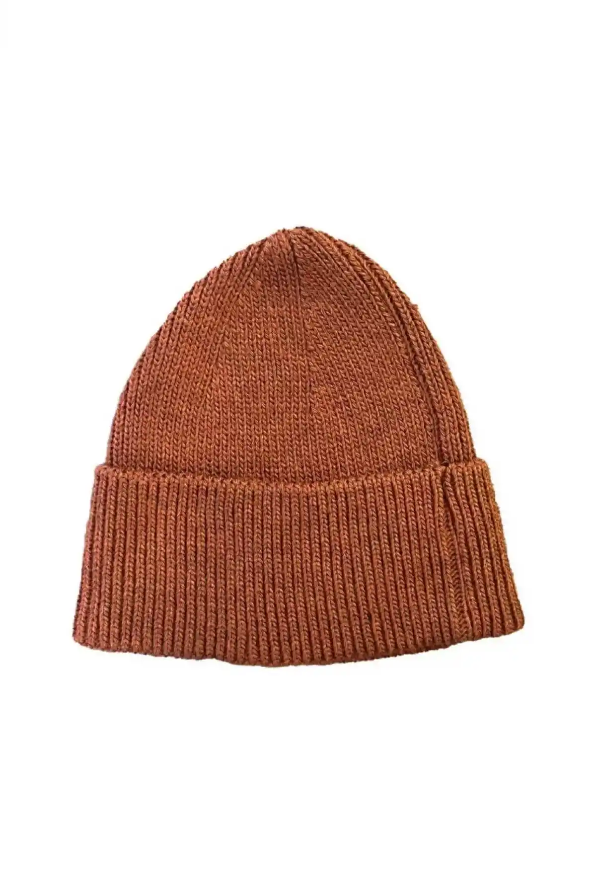 Çocuk Dokuma Triko Bere - Kahve