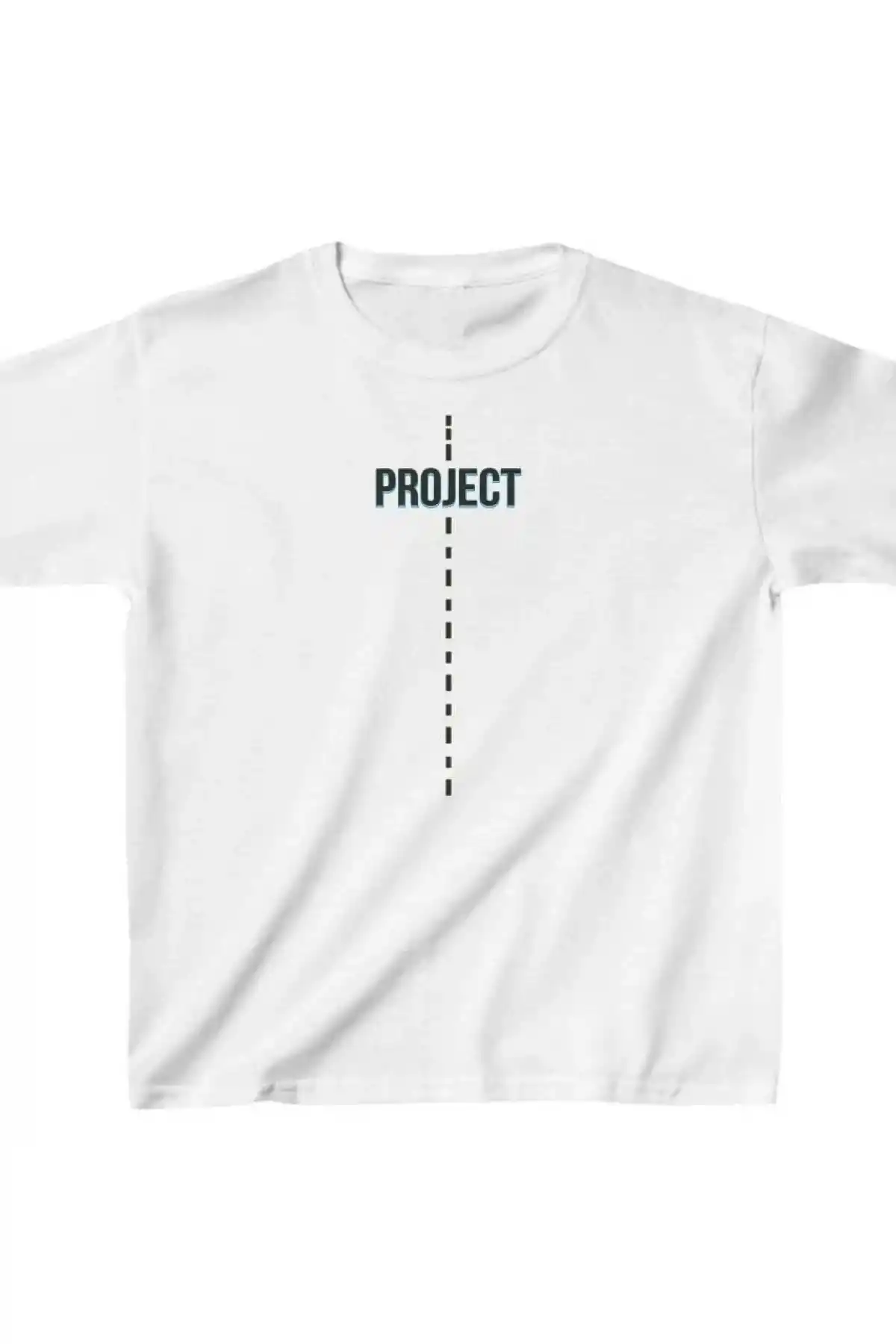 Çocuk Unisex Baskılı T-Shirt - Beyaz